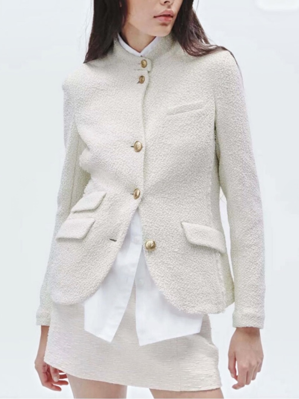 RAG & BONE Ecru Slade Blazer Size 12